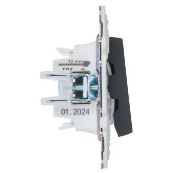 выключатель проходной 2-кл. skandy 10а sk-v05g графит iek sk-v22-0-10-k53 от магазина Штепсель и батарейка. - фото_5
