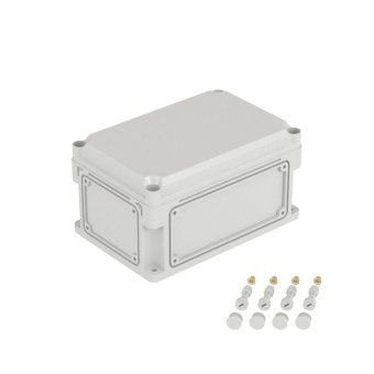 корпус 300х200х160мм ip67 с крышкой 35мм с фланцами пластик. dkc 532310 от магазина Штепсель и батарейка.