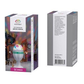 лампа светодиодная "диско" 6вт 3led rgb e27 230в ip20 с подставкой neon-night 601-251 от магазина Штепсель и батарейка. - фото_8