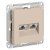 розетка компьютерная 2-м atlasdesign rj45+rj45 кат.5e механизм песочн. se atn001285 от магазина Штепсель и батарейка.
