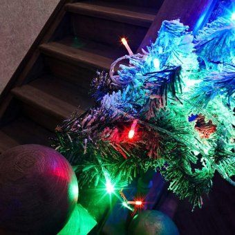 гирлянда светодиодная "твинкл лайт" 20м 160led мультиколор 10вт провод пвх прозр. neon-night 303-309 от магазина Штепсель и батарейка. - фото_4