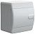 корпус пластиковый щрн-п-4 ip41 бел. дверь union compact iek uic-kp13-n-04-41-k01 от магазина Штепсель и батарейка.