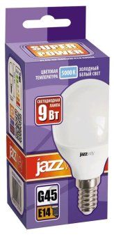 лампа светодиодная pled-sp 9вт g45 шар 5000к холод. бел. e14 820лм 230в jazzway 2859600a от магазина Штепсель и батарейка. - фото_2