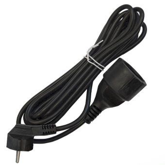 удлинитель-шнур 1х3м с заземл. 16а ip20 пвс 3х1 черн. domtok 2342 от магазина Штепсель и батарейка.