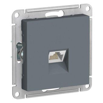 розетка компьютерная atlasdesign rj45 кат.5e механизм грифель se atn000783 от магазина Штепсель и батарейка.