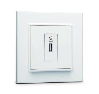 розетка для зарядного устройства usb karea бел. makel 56001465 от магазина Штепсель и батарейка.