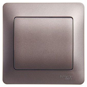 выключатель 1-кл. сп glossa 10а ip20 (сх. 1) 10ax в сборе графит se gsl001312 от магазина Штепсель и батарейка. - фото_2
