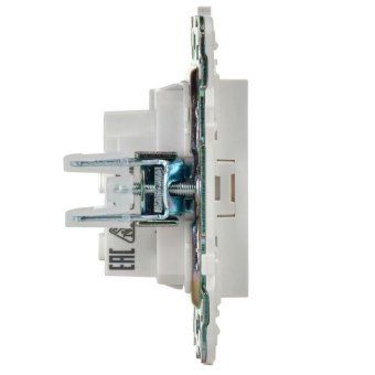 розетка skandy 10а без заземл. без защ. шторок sk-r02w арктич. бел. iek sk-r10-10-k01 от магазина Штепсель и батарейка. - фото_2