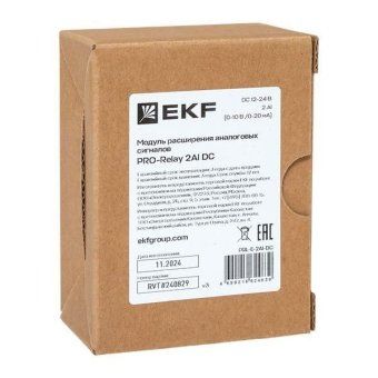 модуль расширения аналоговых сигналов pro-relay 2ai dc ekf prl-e-2ai-dc от магазина Штепсель и батарейка. - фото_4
