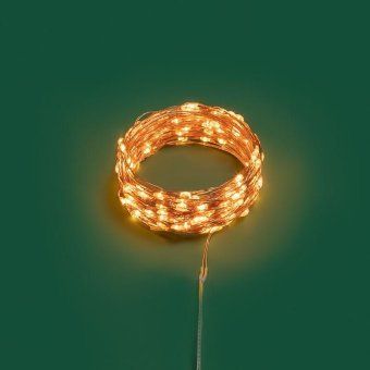 гирлянда светодиодная роса с контроллером 20м 200 led янтарный ip20 230в медный провод neon-night 303-268 от магазина Штепсель и батарейка. - фото_9