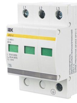 ограничитель перенапряжения опс1-c 3p iek mop20-3-c от магазина Штепсель и батарейка. - фото_10