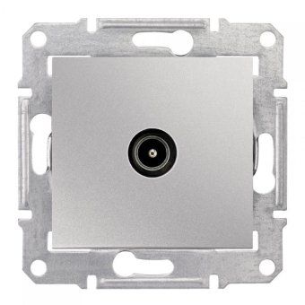 розетка телевизионная оконечная tv 1-м сп sedna 1дб механизм алюм. sche sdn3201660 от магазина Штепсель и батарейка.