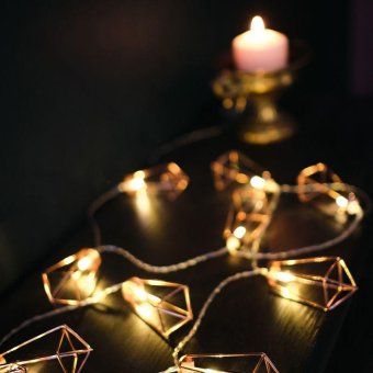 гирлянда светодиодная "кристаллы бронзовые" 1.5м 10led тепл. бел. 0.1вт ip20 провод пвх прозр. элементы питания 2хaa (не в компл.) neon-night 304-019 от магазина Штепсель и батарейка. - фото_6