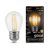 лампа светодиодная филаментная black filament 5вт p45 шар 2700к тепл. бел. e27 420лм gauss 105802105 от магазина Штепсель и батарейка.