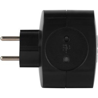 разветвитель 4-м sp-4-3usbac-b + 3 usb a+c со шторками 10а чер. эра б0069084 от магазина Штепсель и батарейка. - фото_4