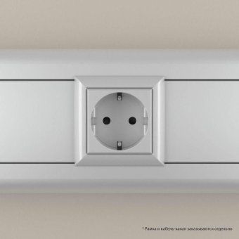 розетка 1-м 2мод. avanti "закаленная сталь" 16а 2p+e защ. шторки сер. dkc 4404002 от магазина Штепсель и батарейка. - фото_6