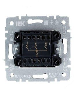 выключатель 3-кл. сп brite вс10-3-0-брм 10а механизм маренго iek br-v30-0-10-k35 от магазина Штепсель и батарейка. - фото_5