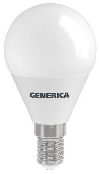 лампа светодиодная g45 10вт шар 6500к e14 230в generica ll-g45-10-230-65-e14-g от магазина Штепсель и батарейка. - фото_2