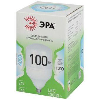лампа светодиодная green line power t140-100w-840-e27/e40 gl 100вт колокол 4000к яркий свет бел. e27/e40 эра б0067037 от магазина Штепсель и батарейка. - фото_2