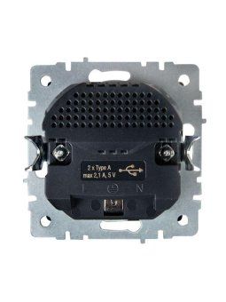 розетка brite рюш10-1-бра 16а с usb a+a 2.1а с заземл. защ. шторки механизм алюм. iek br-r14-16-u21-d21-k47 от магазина Штепсель и батарейка. - фото_4