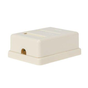 розетка компьютерная 1-м оп rj45 кат.5e utp неэкранир. бел. rexant 03-0121 от магазина Штепсель и батарейка.