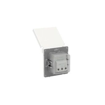 розетка силовая kant ip44 2p+e защ. шторки с крышкой бел. магнолия dkc 7000013 от магазина Штепсель и батарейка. - фото_7