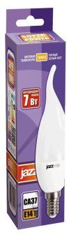 лампа светодиодная pled-sp 7вт ca37 свеча на ветру 3000к тепл. бел. e14 530лм 175-265в jazzway 1027894-2 от магазина Штепсель и батарейка. - фото_2