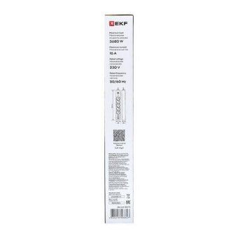 удлинитель 5х3м ip20 2usb 2.4а+2type-c lux 1.5кв.мм ekf uba-lux-503-tc от магазина Штепсель и батарейка. - фото_2