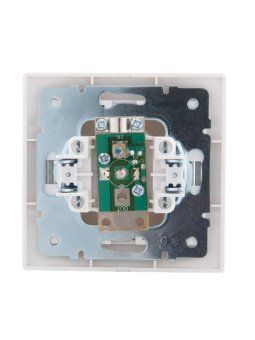 розетка телевизионная оконечная tv сп mira 16а ip20 с сер. вставкой бел. lezard 701-0215-130 от магазина Штепсель и батарейка. - фото_4