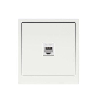 розетка компьютерная 1-м kant rj45 кат.6a без шторки бел. магнолия dkc 7000673 от магазина Штепсель и батарейка. - фото_6