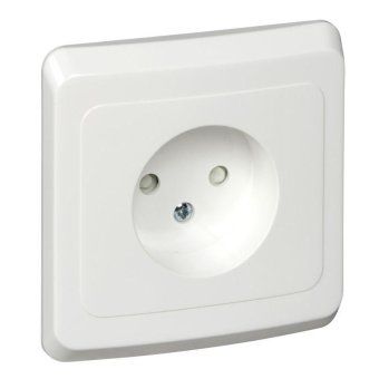 розетка 1-м сп этюд 16а ip20 250в без заземл. защ. шторки бел. se pc16-002b от магазина Штепсель и батарейка. - фото_2