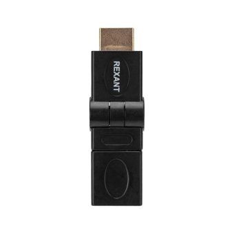 переходник штекер hdmi - гнездо hdmi поворотный rexant 17-6813 от магазина Штепсель и батарейка. - фото_3