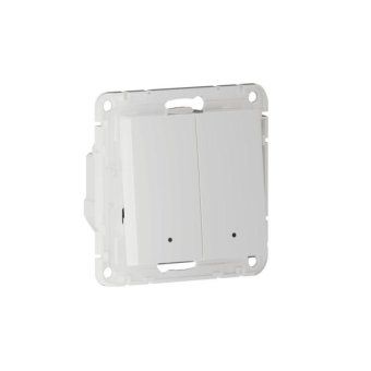 выключатель 2-кл. atlasdesign smart 10а (сх. 5) l+n с подсветкой zigbee механизм бел. se atn000153z от магазина Штепсель и батарейка. - фото_9