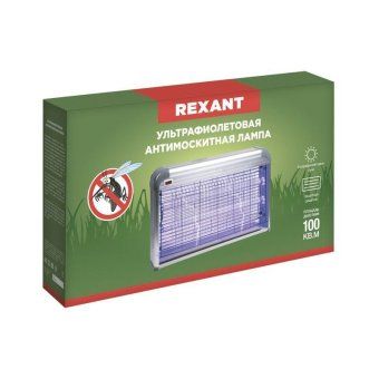 лампа антимоскитная до 100кв.м rexant 71-0056 от магазина Штепсель и батарейка. - фото_2