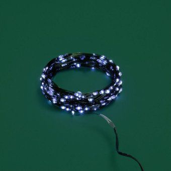 гирлянда "роса" 20м 200led бел. ip20 230в с контроллером провод зел. neon-night 303-265 от магазина Штепсель и батарейка. - фото_8