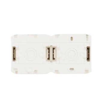 розетка 2-м оп quteo 16а ip44 250в 2х2p+e с заземл. защ. шторки с крышкой бел. leg 782323 от магазина Штепсель и батарейка. - фото_3