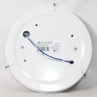 светильник нпо 22-2х60-210 "таблетка" d260 2х60вт e27 ip20 опал элетех 1005150220 от магазина Штепсель и батарейка. - фото_3