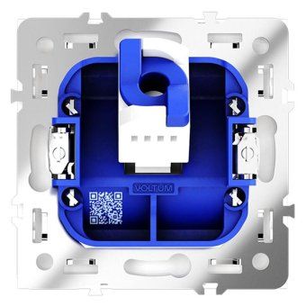 розетка компьютерная 1-м сп s70 rj45 кат.6 механизм бел. матов. voltum vls060102 от магазина Штепсель и батарейка. - фото_5