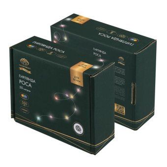 гирлянда светодиодная роса с контроллером 50м 500 led мультиколор ip20 230в зел. провод neon-night 303-289 от магазина Штепсель и батарейка. - фото_3