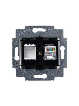 розетка компьютерная levit rj45 кат.5e с заглушкой кофе макиато abb 2chh295117a6018 от магазина Штепсель и батарейка. - фото_3