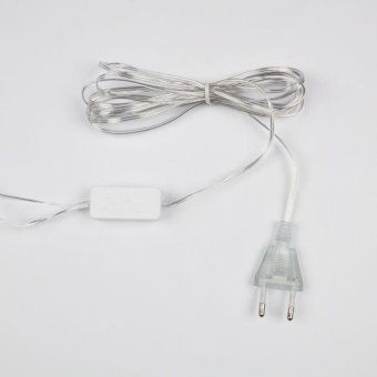гирлянда светодиодная "айсикл" (бахрома) "звезды" 1.5х0.6м 10led тепл. бел. 0.51вт ip20 провод прозр. neon-night 303-030 от магазина Штепсель и батарейка. - фото_2