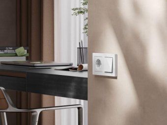 розетка atlasdesign smart 16а l+n с заземл. защ. шторки zigbee механизм бел. se atn000145z от магазина Штепсель и батарейка. - фото_5