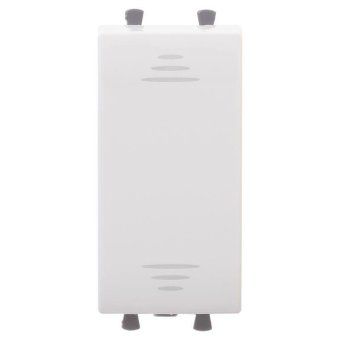 выключатель модульный 1-кл. 1мод. avanti "белое облако" 16а ip20 бел. dkc 4400101 от магазина Штепсель и батарейка.