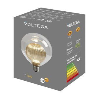 лампа светодиодная филаментная loft 271 g125g8027 4вт 3000к e27 voltega 8572 от магазина Штепсель и батарейка. - фото_7