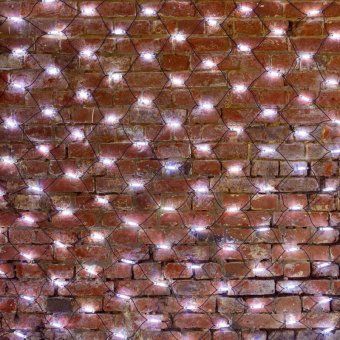 гирлянда светодиодная "сеть" 2х4м 560led бел. 50вт 220-240в ip67 провод каучук черн. neon-night 217-135 от магазина Штепсель и батарейка.