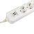 удлинитель 4х2м 16а ip20 эксперт 3.5квт 2хusb 2.1а пвс 3х1 proxima ekf uba16-2usb-4-02i от магазина Штепсель и батарейка.