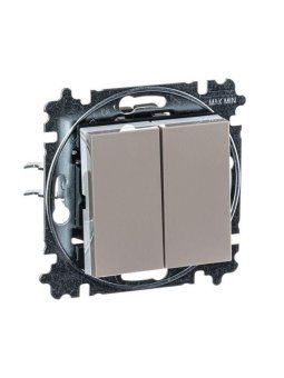 переключатель 2-кл. сп levit ip20 кофе макиато/бел. abb 2chh595245a6018 от магазина Штепсель и батарейка. - фото_2