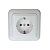 розетка 1-м сп рс10-307 10а ip20 евро стандарт бел. бел. церковь рс10-307 от магазина Штепсель и батарейка.