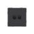 розетка компьютерная 2-м kant rj45 кат.5e без шторки черн. уголь dkc 7012664 от магазина Штепсель и батарейка.