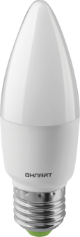 лампа светодиодная 61 960 oll-c37-10-230-4k-e27-fr 10вт онлайт 61960 от магазина Штепсель и батарейка.